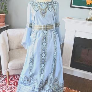 Alfred Shaheen Hawaii 70s bell sleeve dress